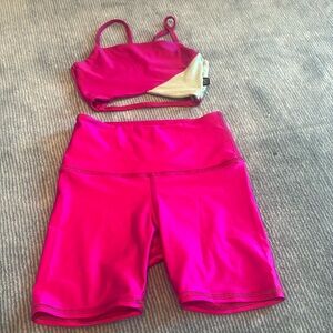 YXL Tiger Friday Neon Pink set